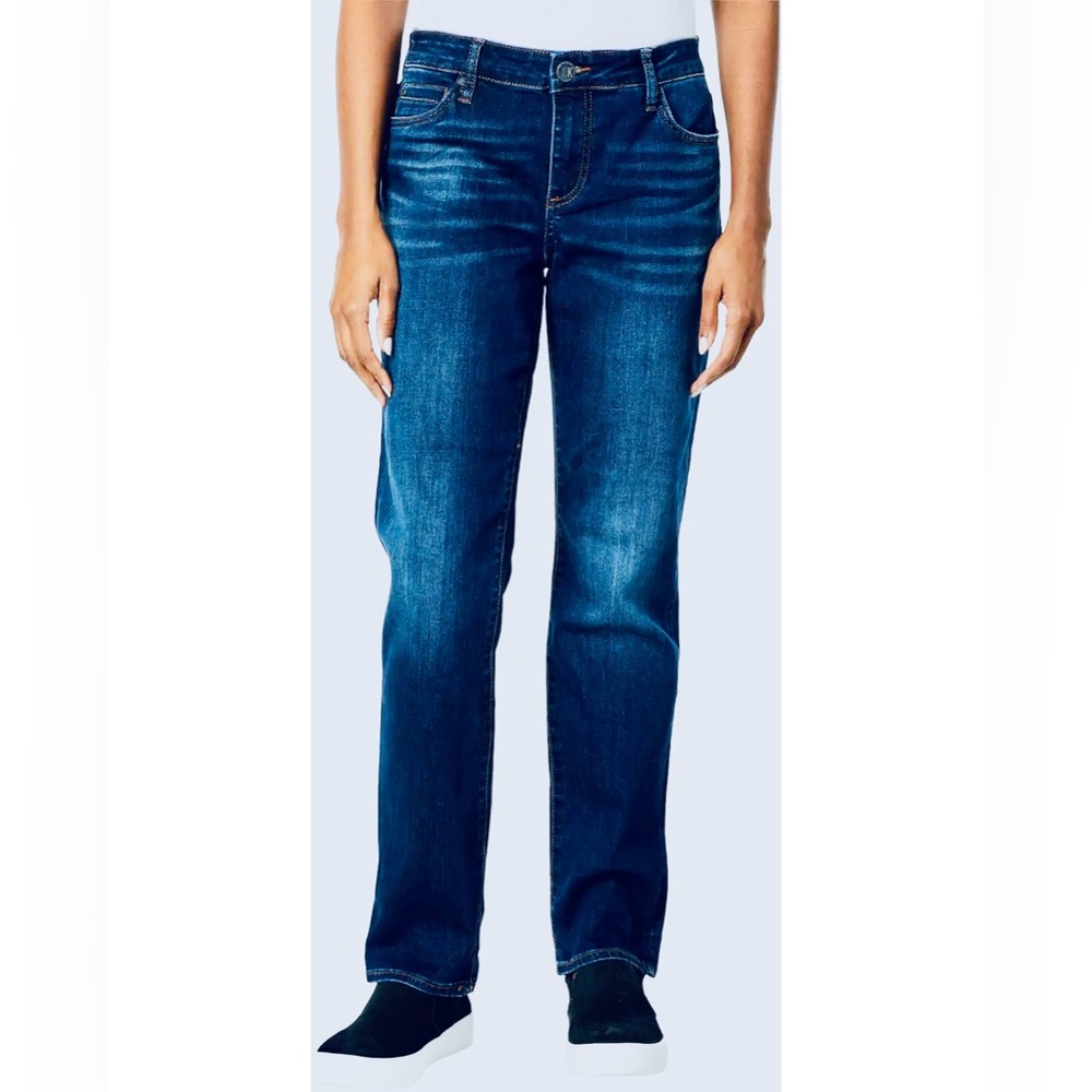 Kut from the Kloth Dark Blue Straight Leg Jeans - Sz 10!